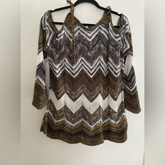 “ Ashley Stewart” off-the-shoulder sweater - Picture 1 of 5